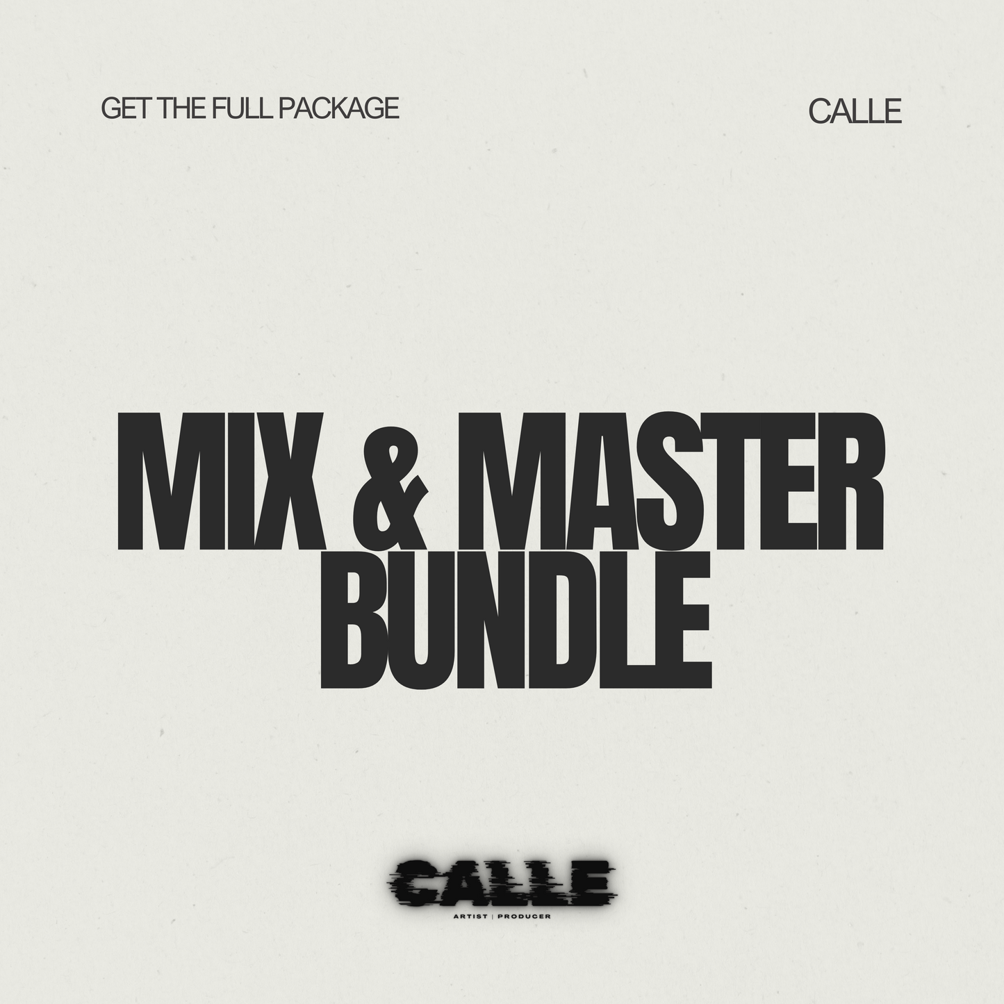 Mixing & Mastering (Bundle)